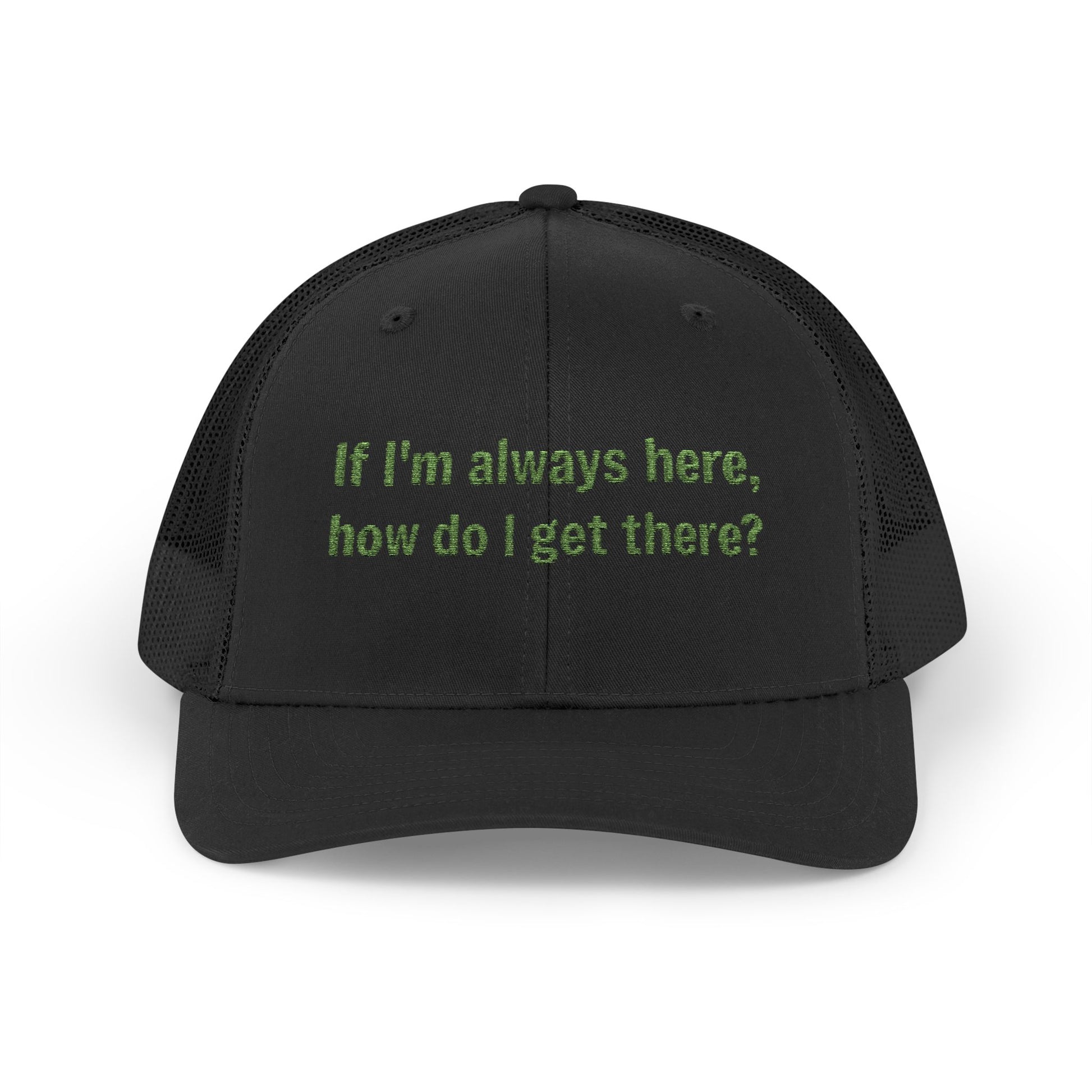 Thought-Provoking Snapback Trucker Cap-Philosophical Humor