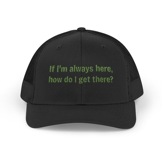 Thought-Provoking Snapback Trucker Cap-Philosophical Humor