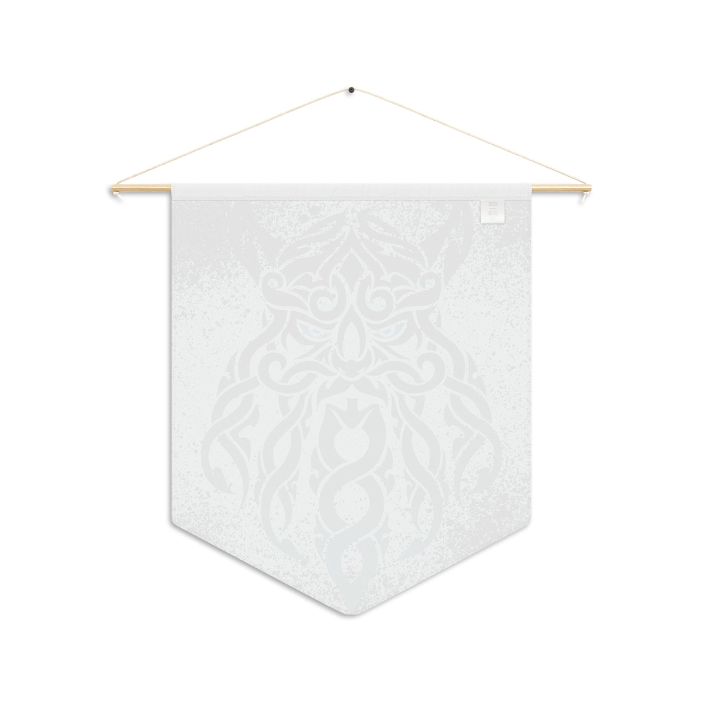 Viking Knotwork Pennant — Nordic Beard God Wall Banner