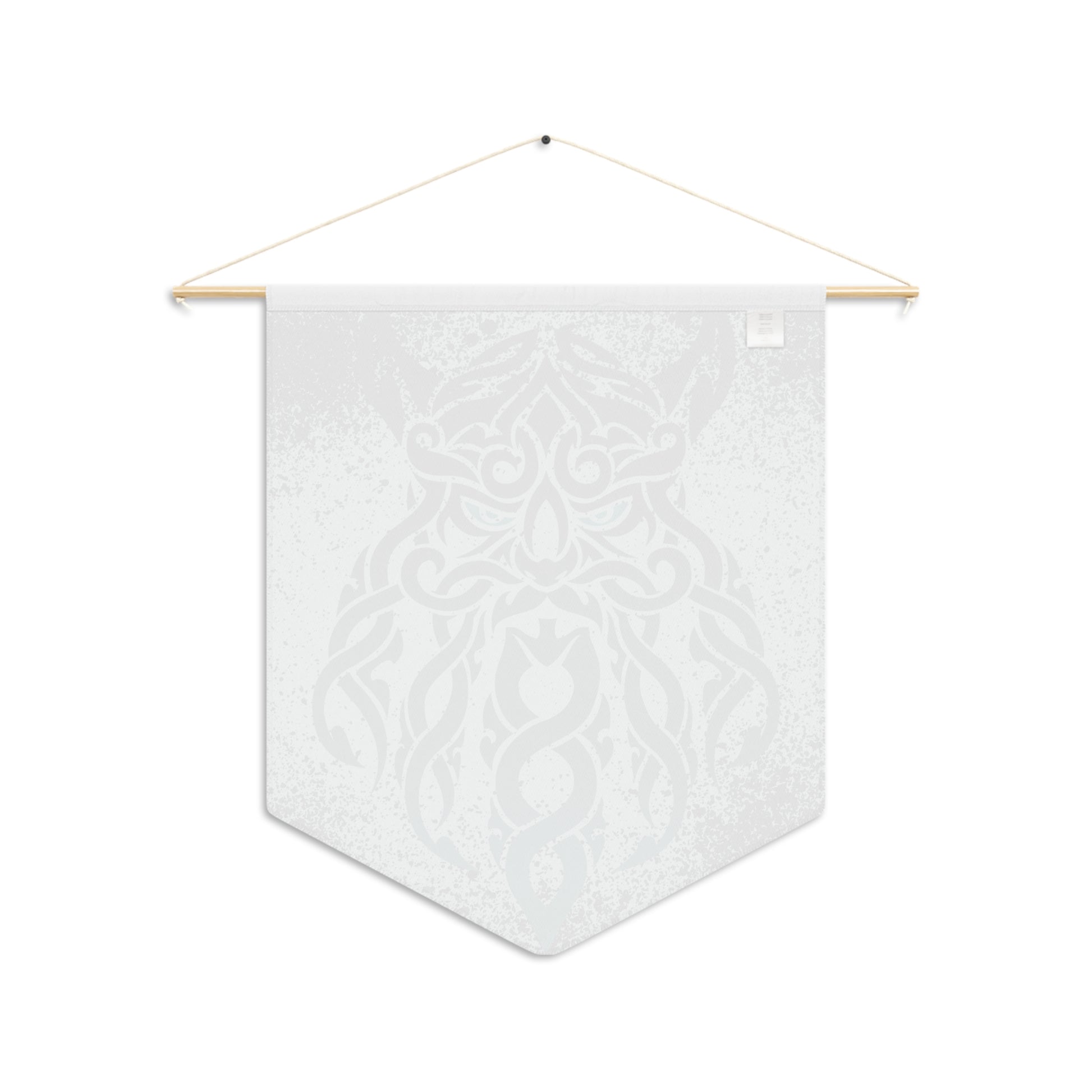 Viking Knotwork Pennant — Nordic Beard God Wall Banner