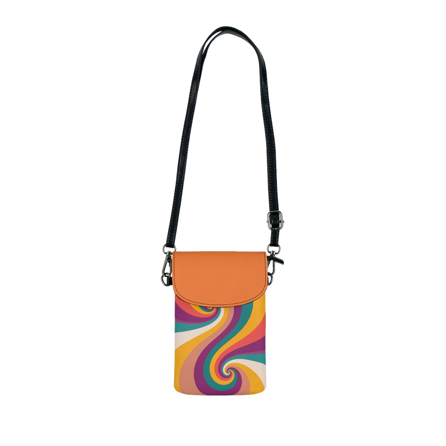 Phone Wallet - Groovy Retro Abstract Print