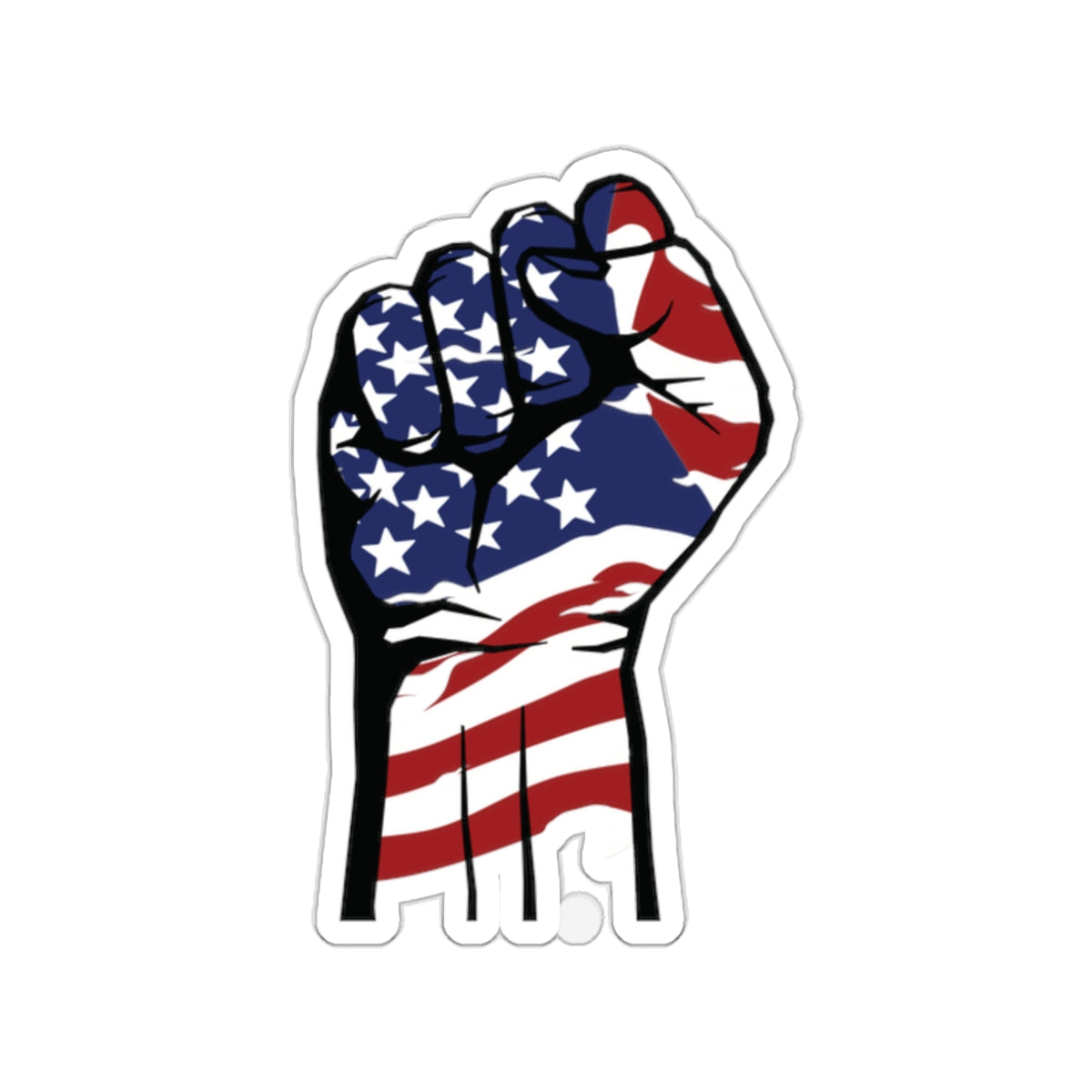 Patriotic Fist Die-Cut Stickers