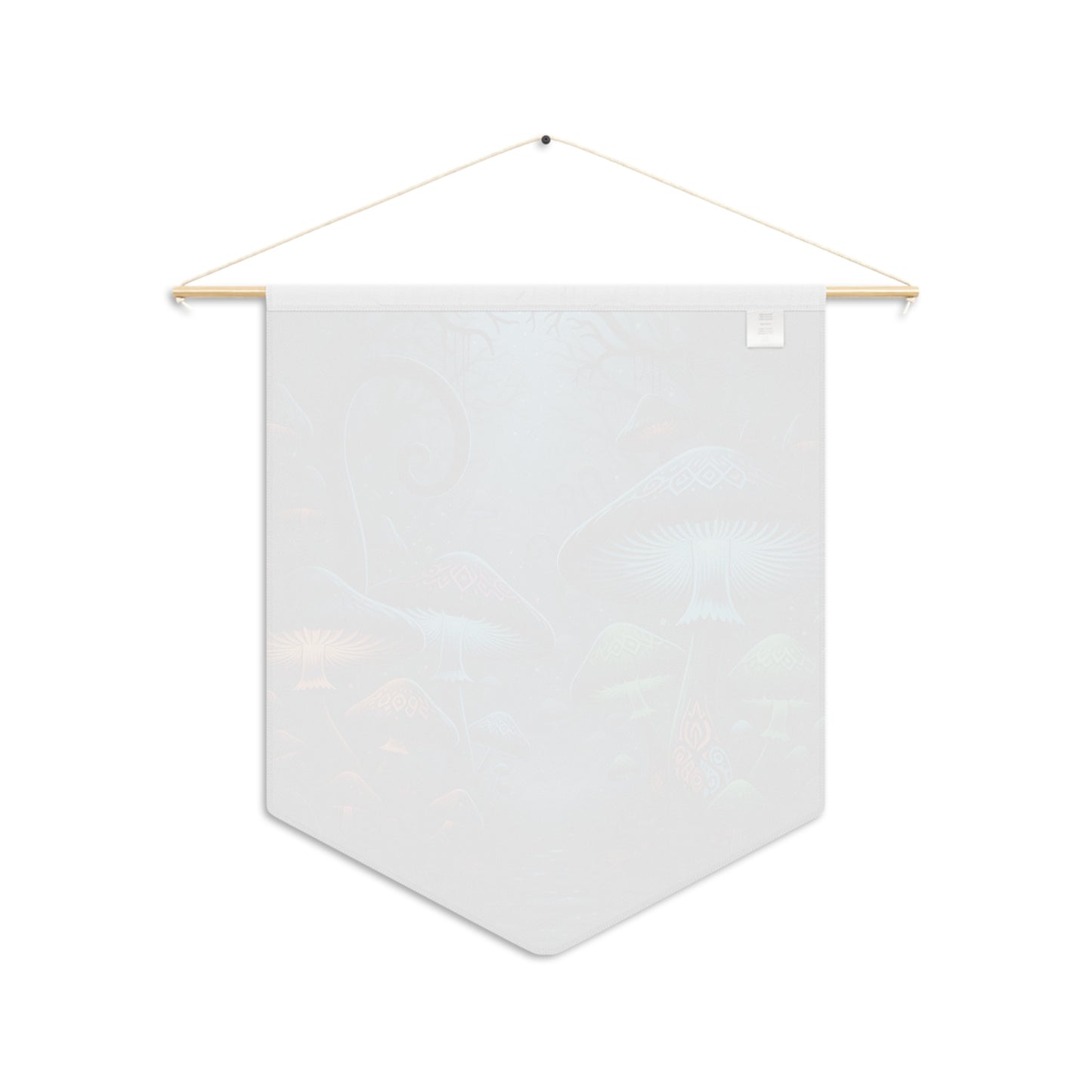 Mystical Mushroom Pennant Wall Banner — Enchanted Forest Décor
