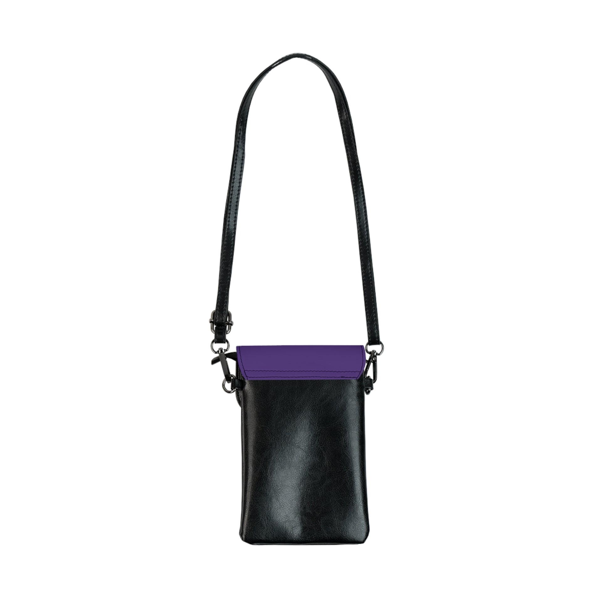 Phone Wallet - Purple Abstract Print