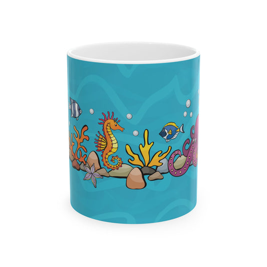 Underwater Adventure Ceramic Mug For Kids