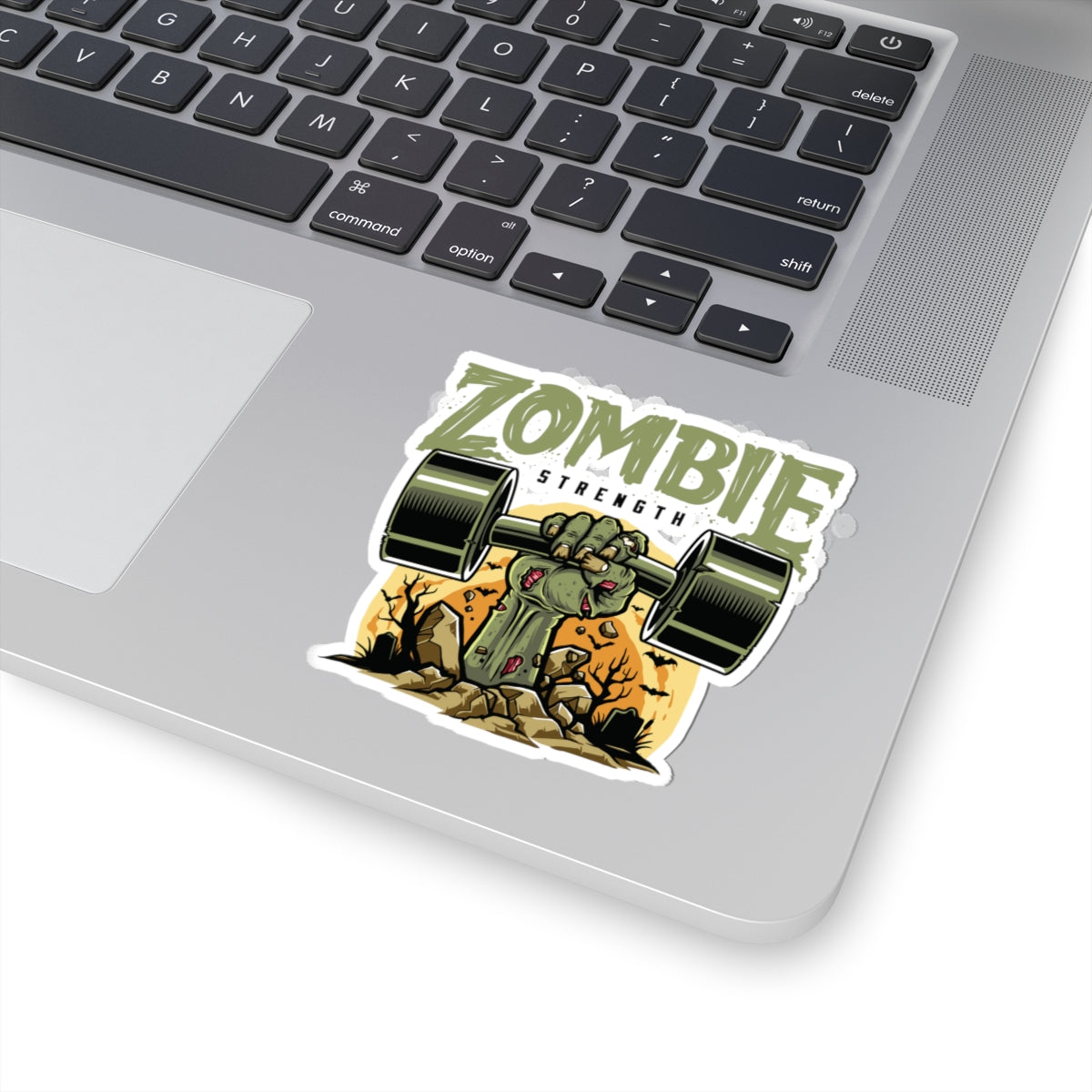 Zombie Strength Workout Kiss-Cut Stickers