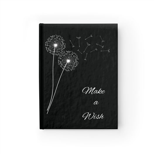 Dandelion Print Journal - Black And White