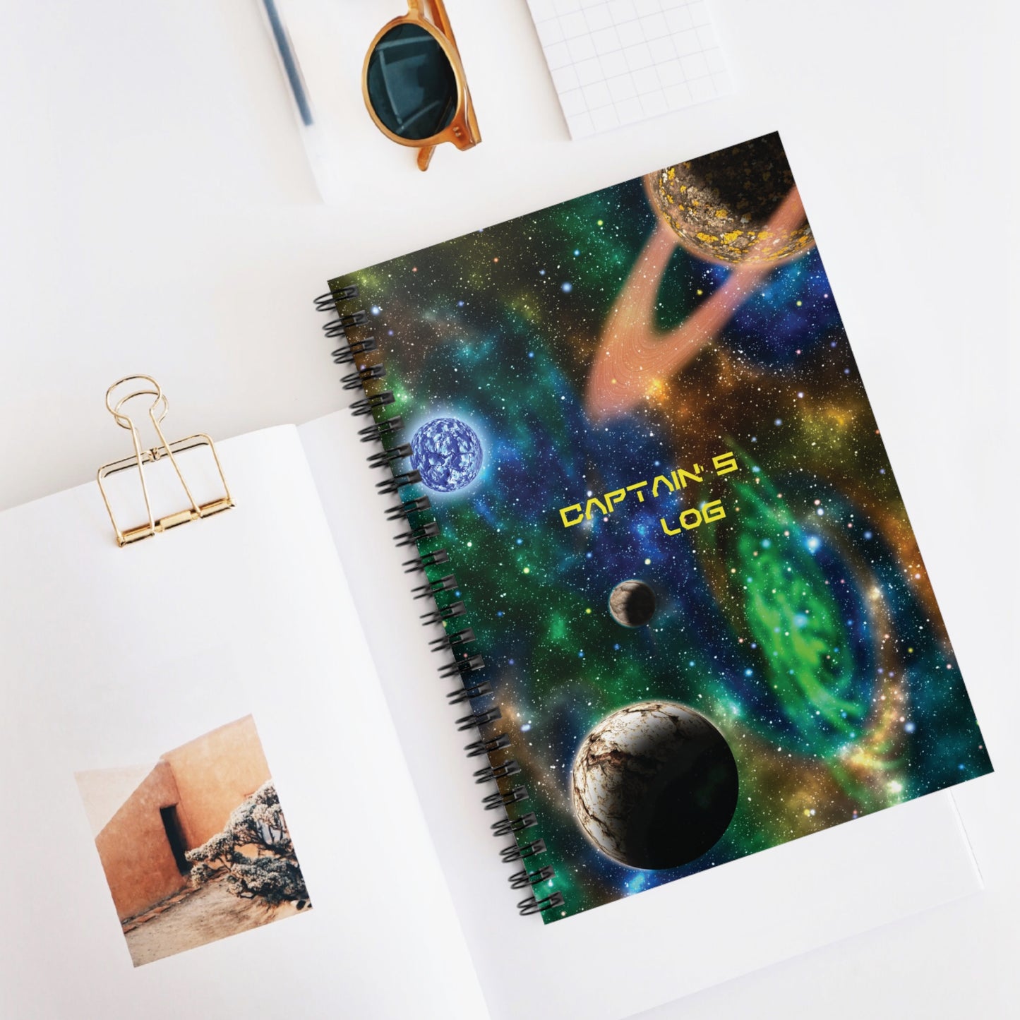 Sci Fi Space Print Notebook
