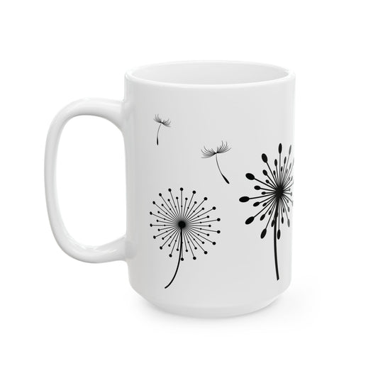 Modern Dandelions Mug