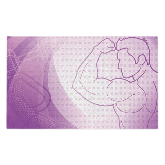 Purple gym Towel — 11x18 Gym Sweat & Sports Towel