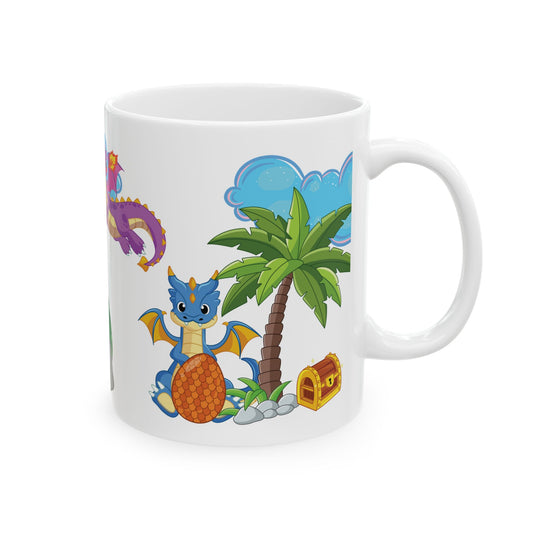Whimsical Dragon Adventure Mug For Kids