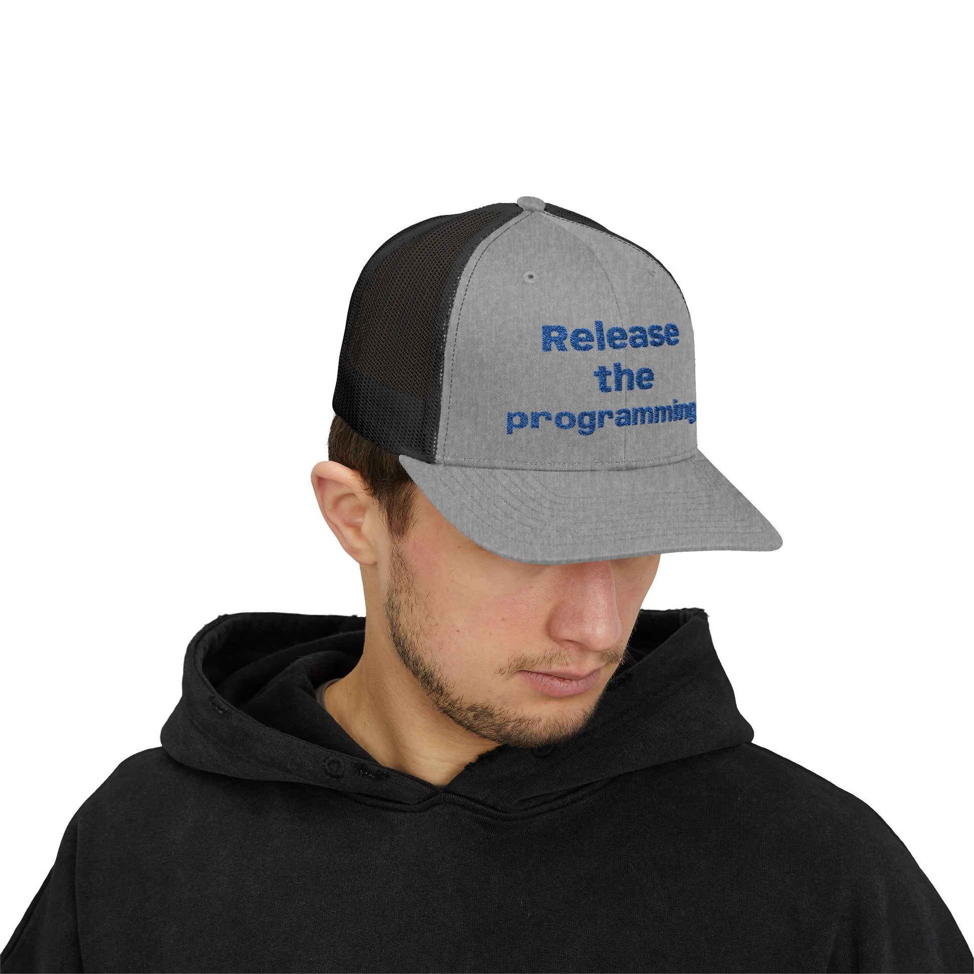 "Release the Programming" Snapback Trucker Cap