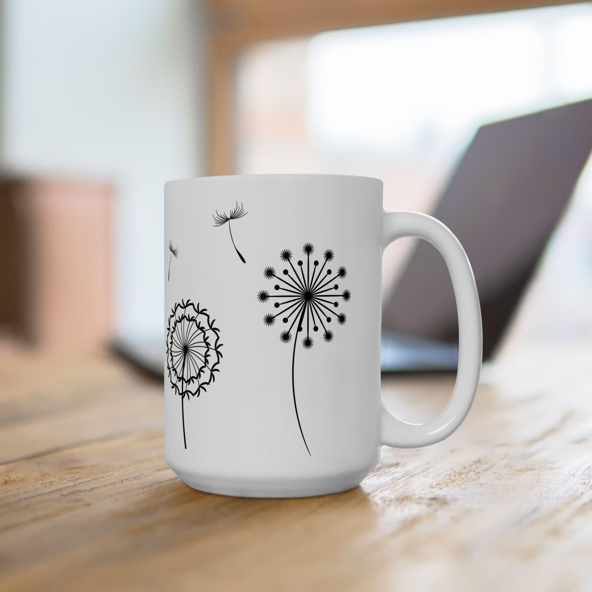 Modern Dandelions Mug