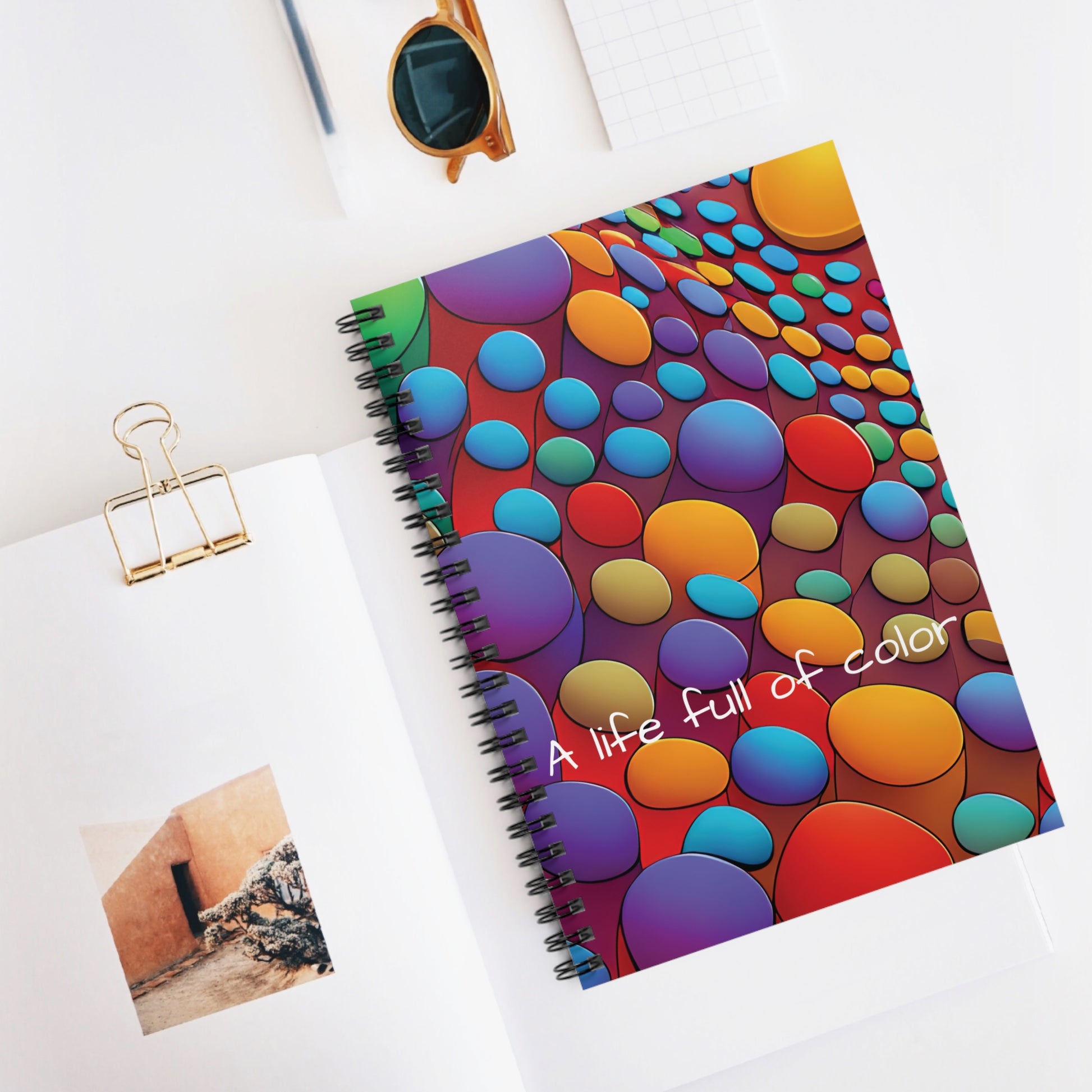 Spiral Notebook Abstract Print