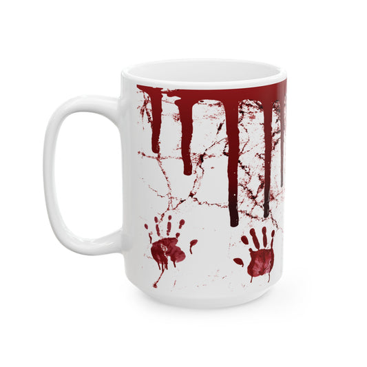 Blood Spatter Mug--15 oz