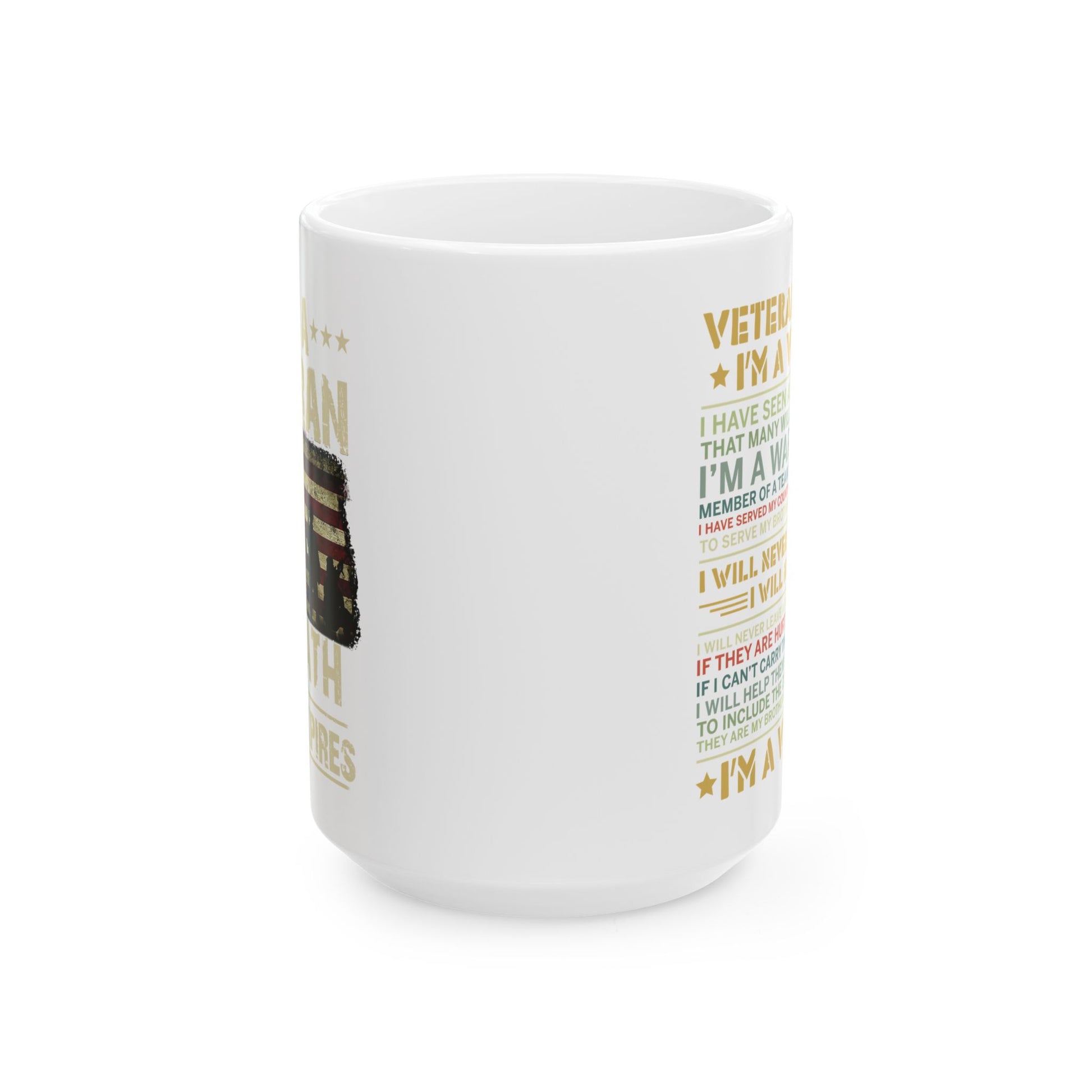 Veteran Pride Ceramic Mug