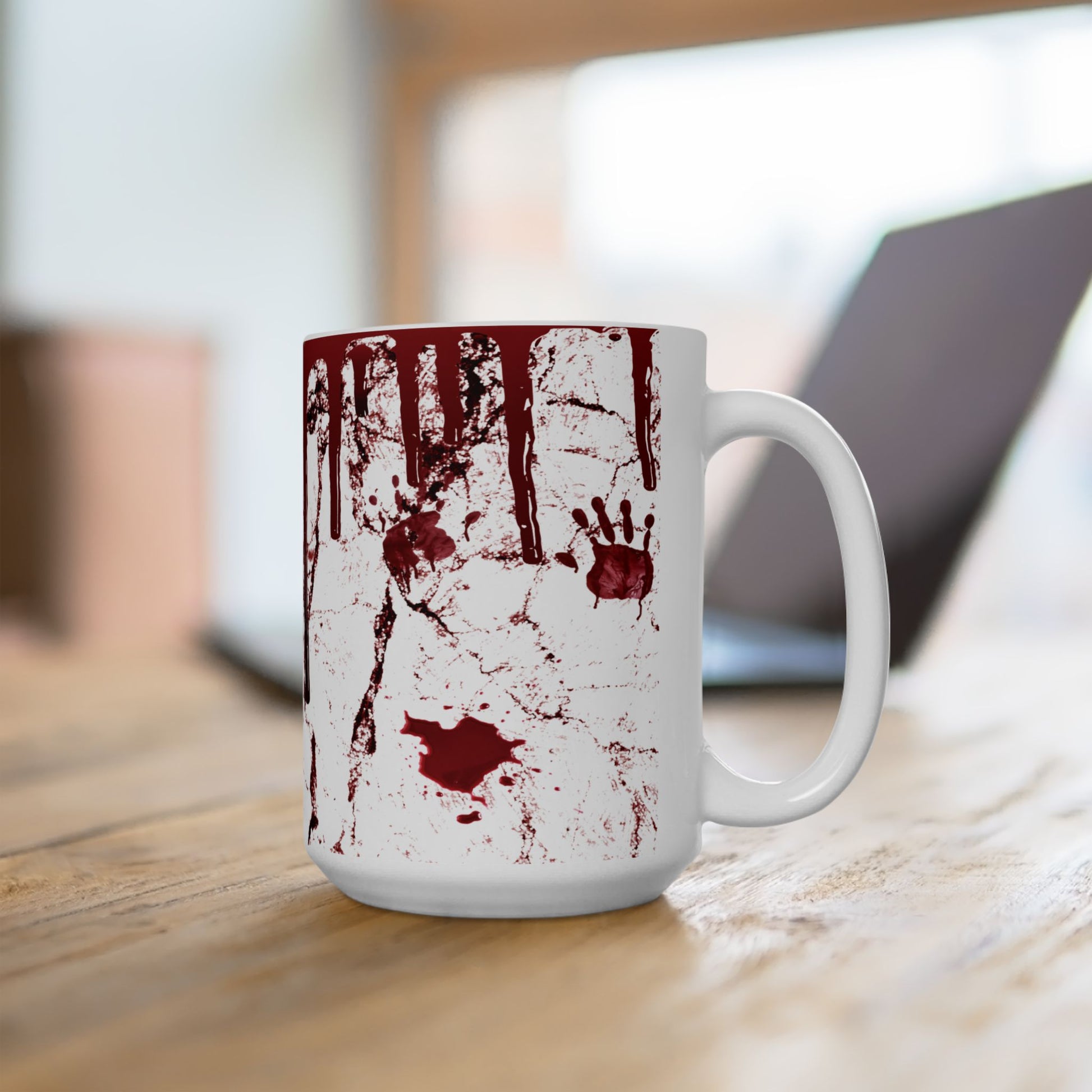 Blood Spatter Mug--15 oz