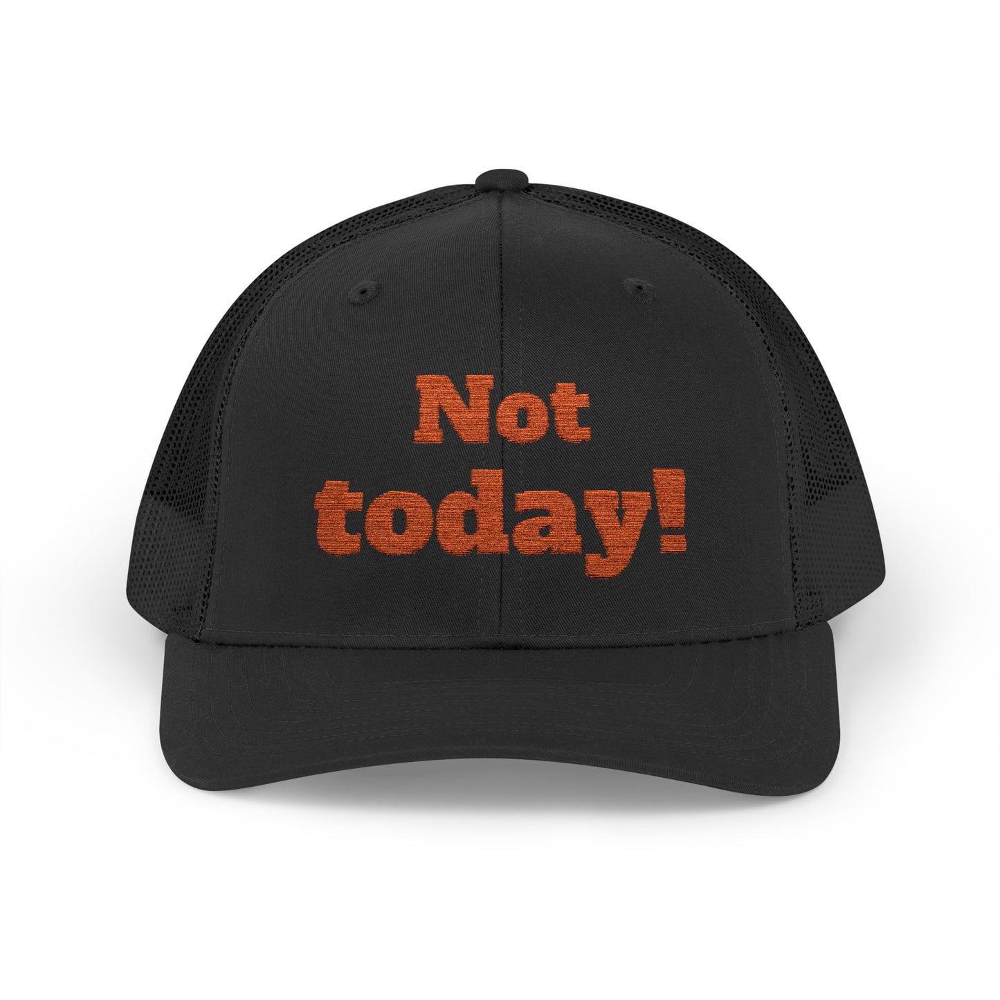 "Not Today!" Snapback Trucker Cap-Statement Hat