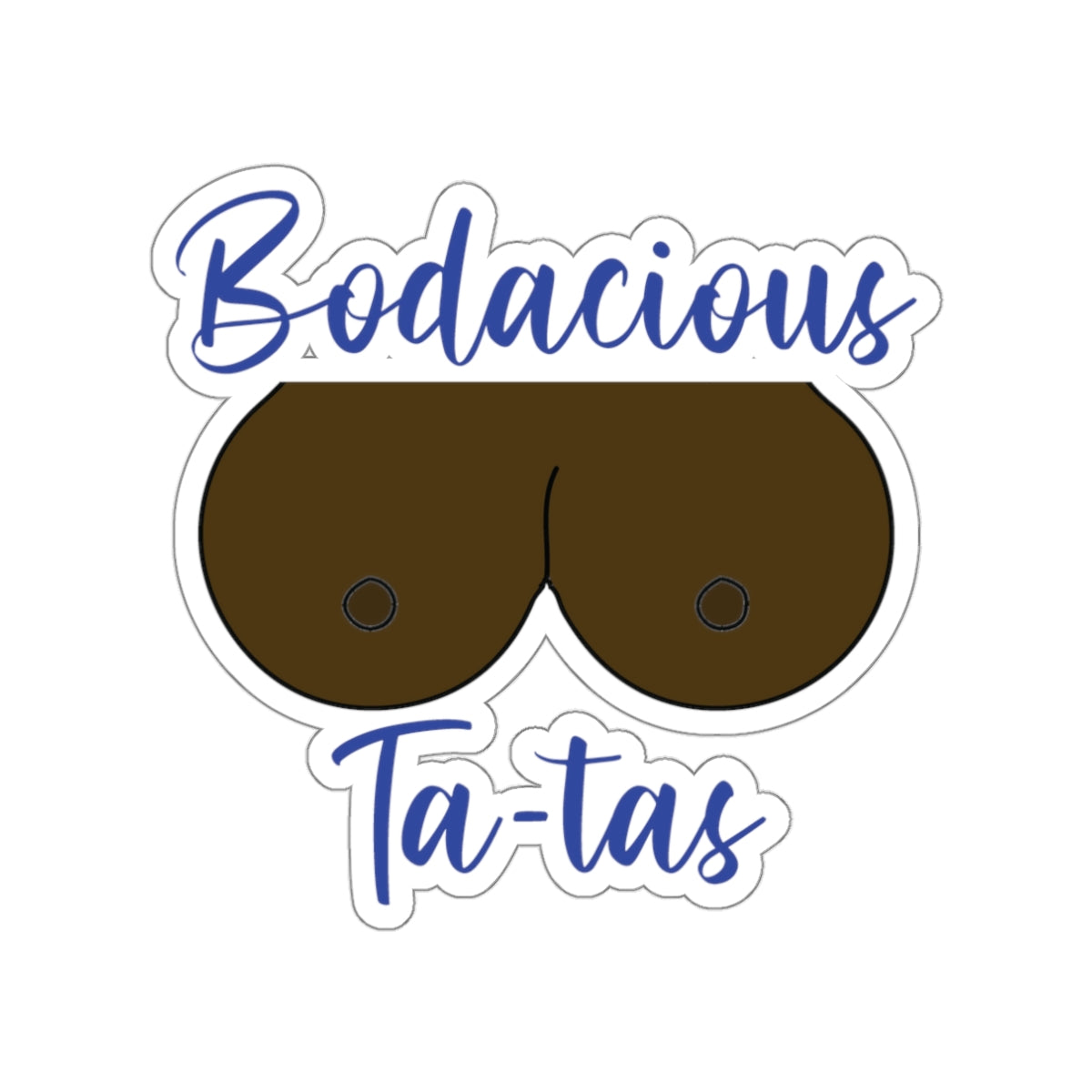 Bodacious Boob Stickers - Die-Cut