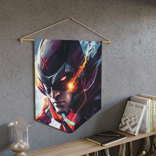 Superhero Pennant Wall Banner —  Superhero Art Decor