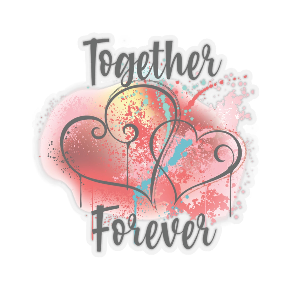 Heart Kiss-Cut Stickers