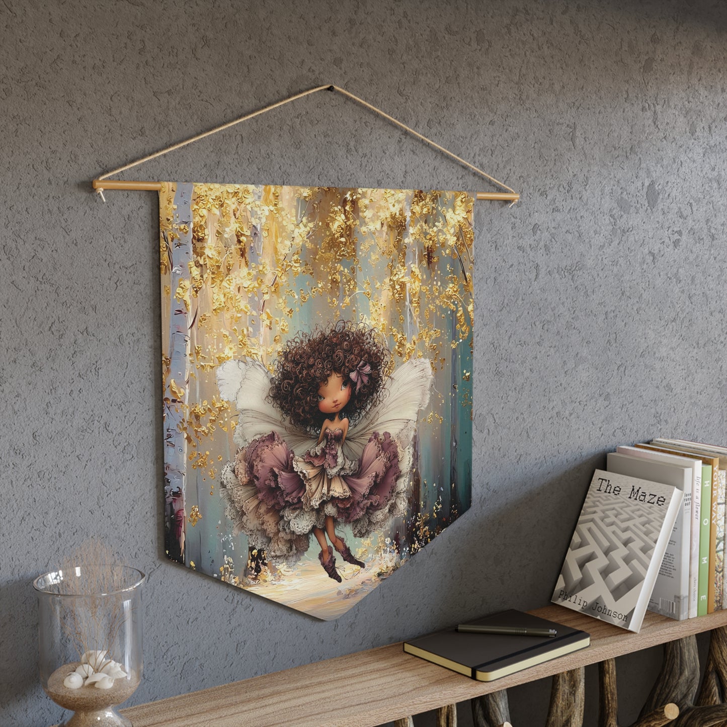 Fairy Woodland Pennant Banner — Cute Little Fairy Wall Decor