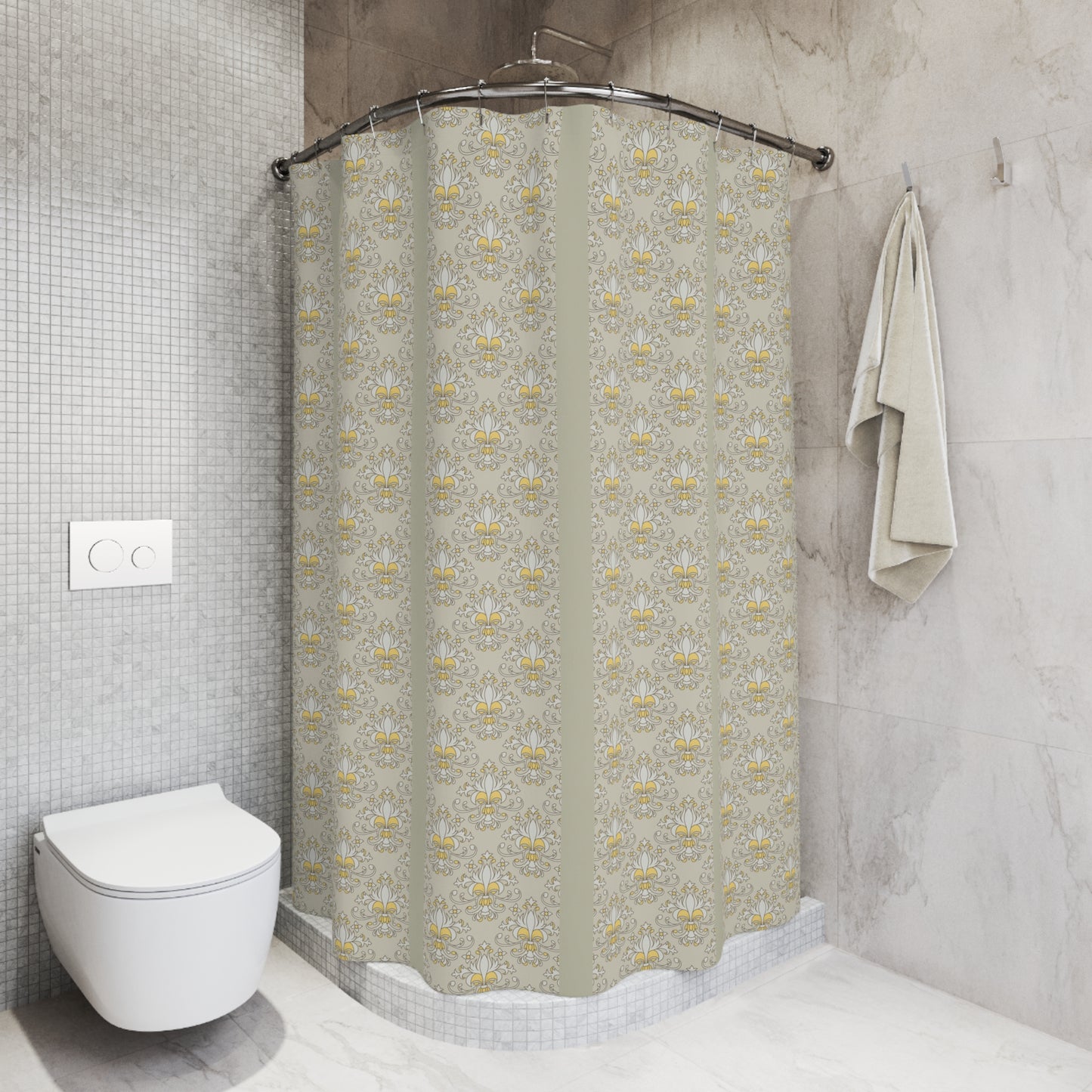 Fleur de Lis Shower Curtain