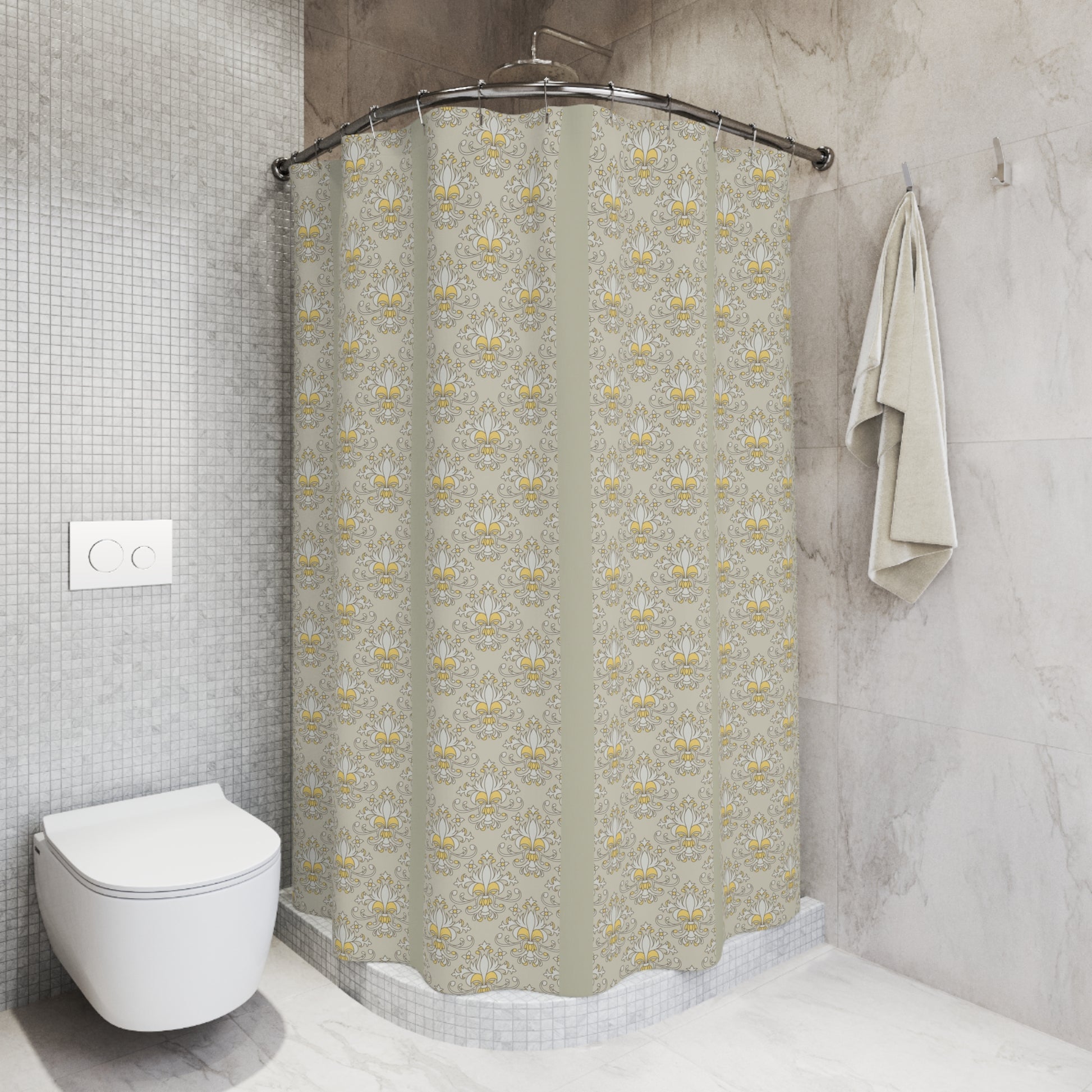 Fleur de Lis Shower Curtain