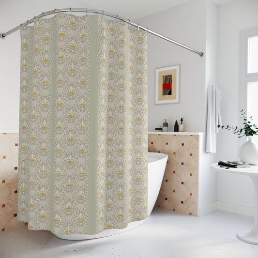 Fleur de Lis Shower Curtain