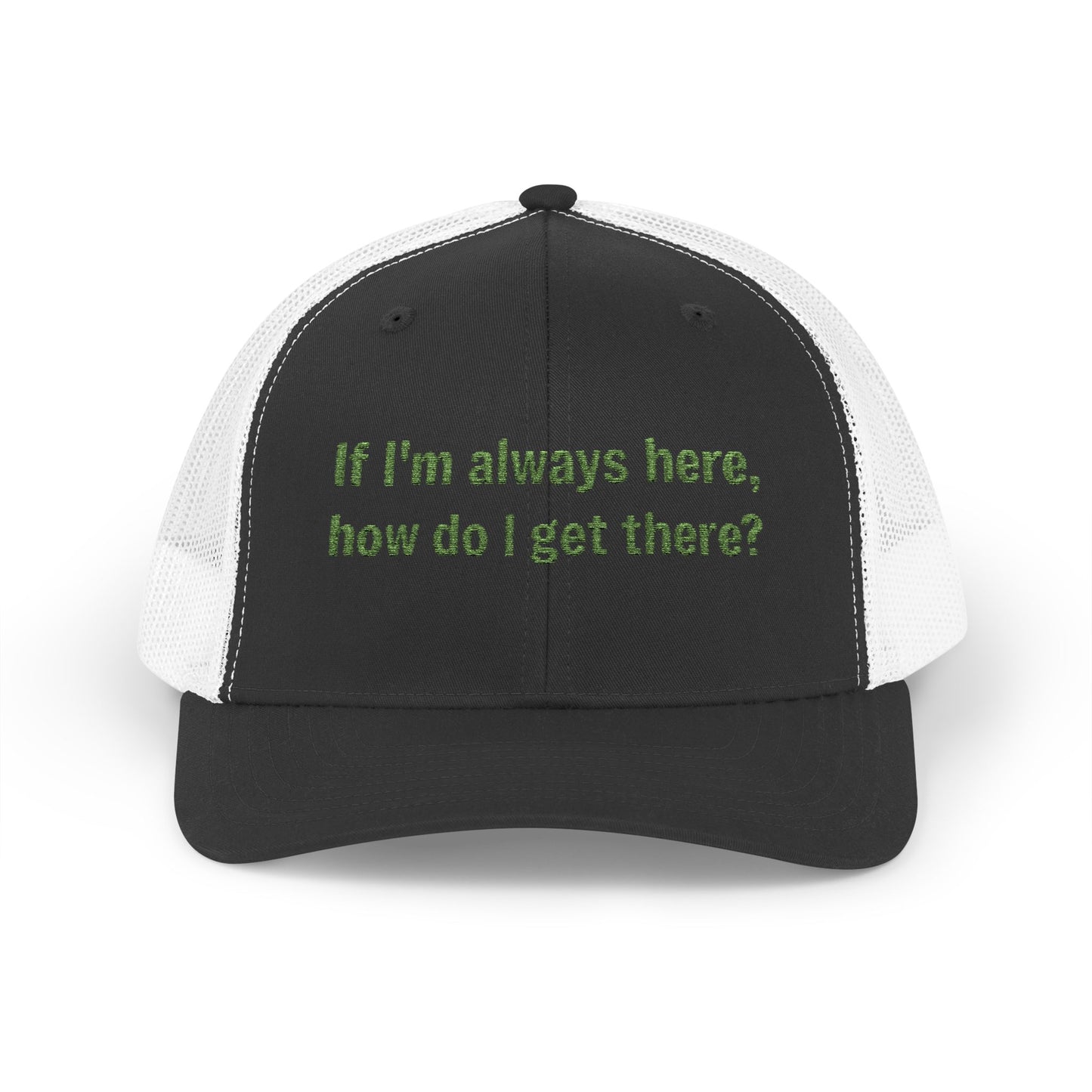 Thought-Provoking Snapback Trucker Cap-Philosophical Humor