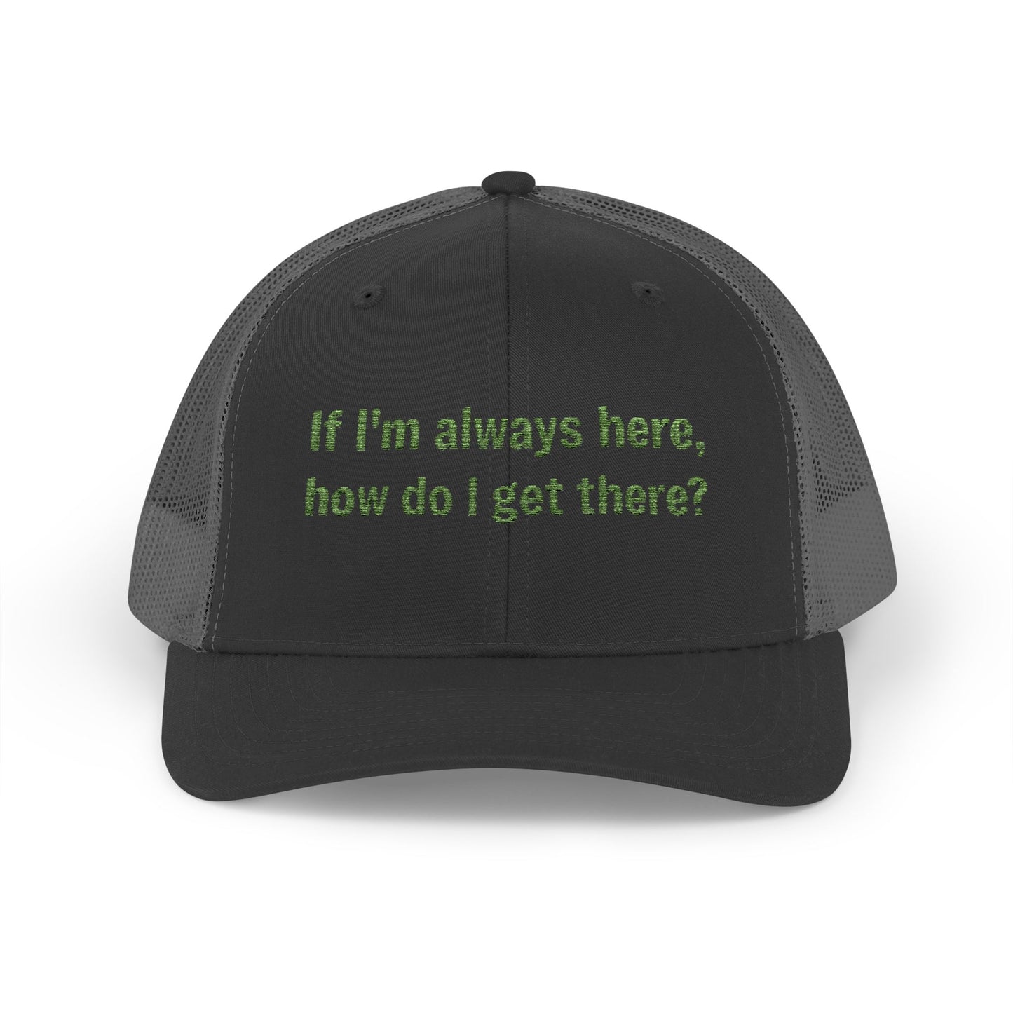 Thought-Provoking Snapback Trucker Cap-Philosophical Humor