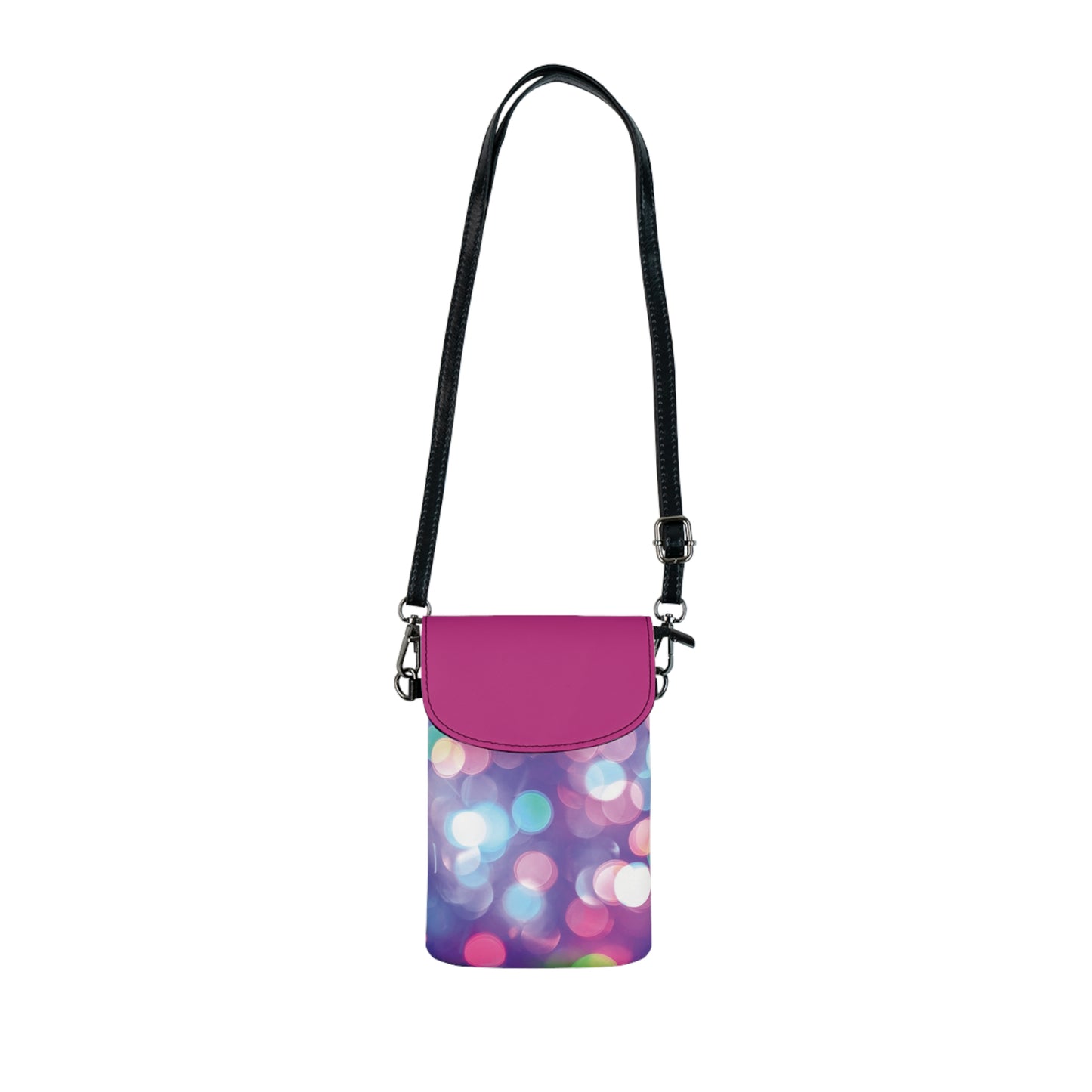 Phone Wallet - Multicolor Bokeh Print 