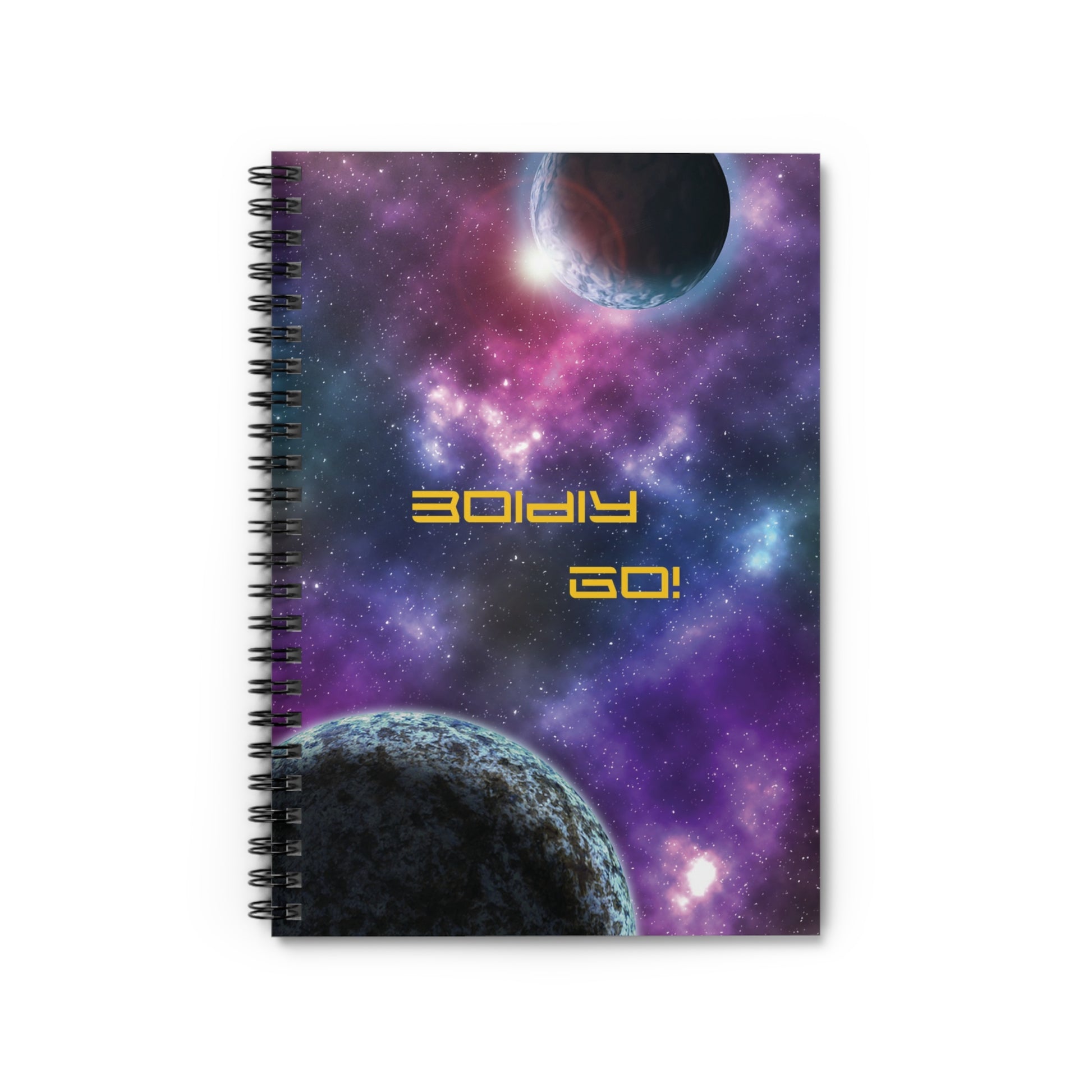 Purple Outer Space Spiral Notebook 