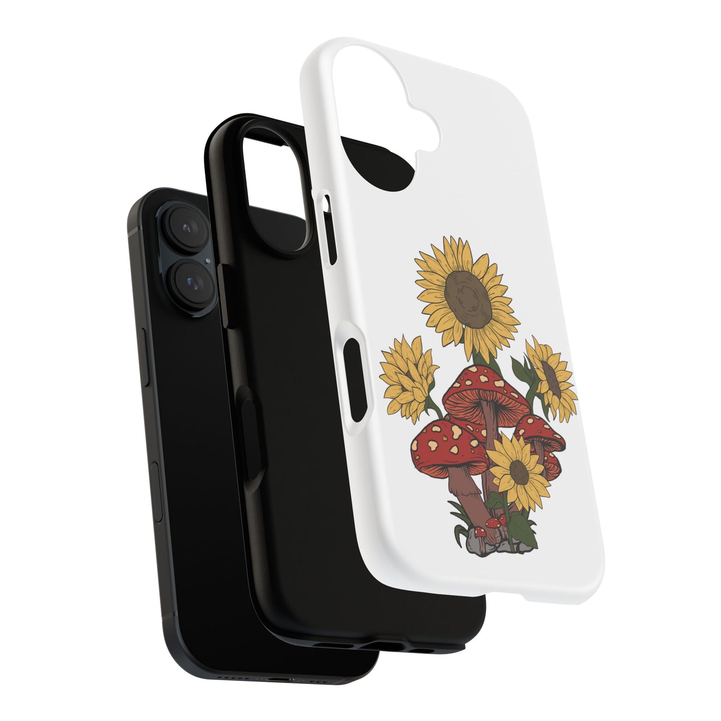 Tough Cases - Sunflowers and Mushrooms