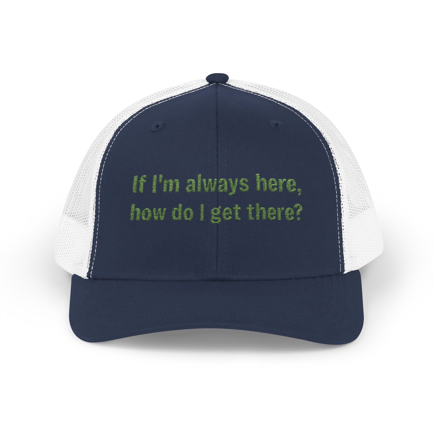 Thought-Provoking Snapback Trucker Cap-Philosophical Humor