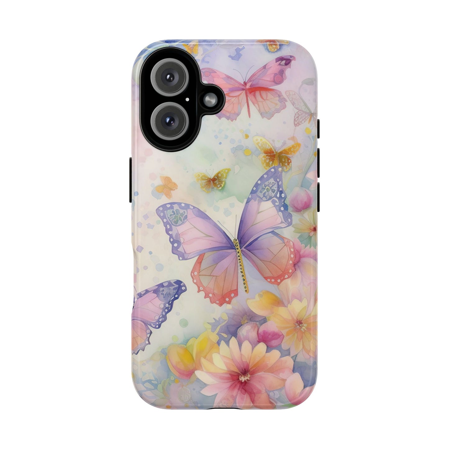 Watercolor Butterfly Tough Case