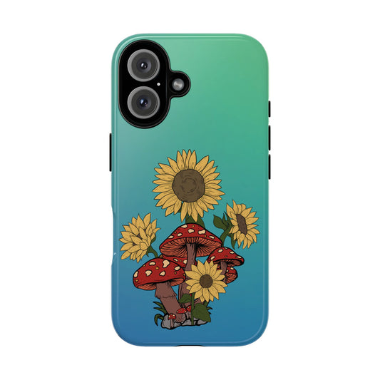 Tough Cases - Mushrooms and Sunflowers