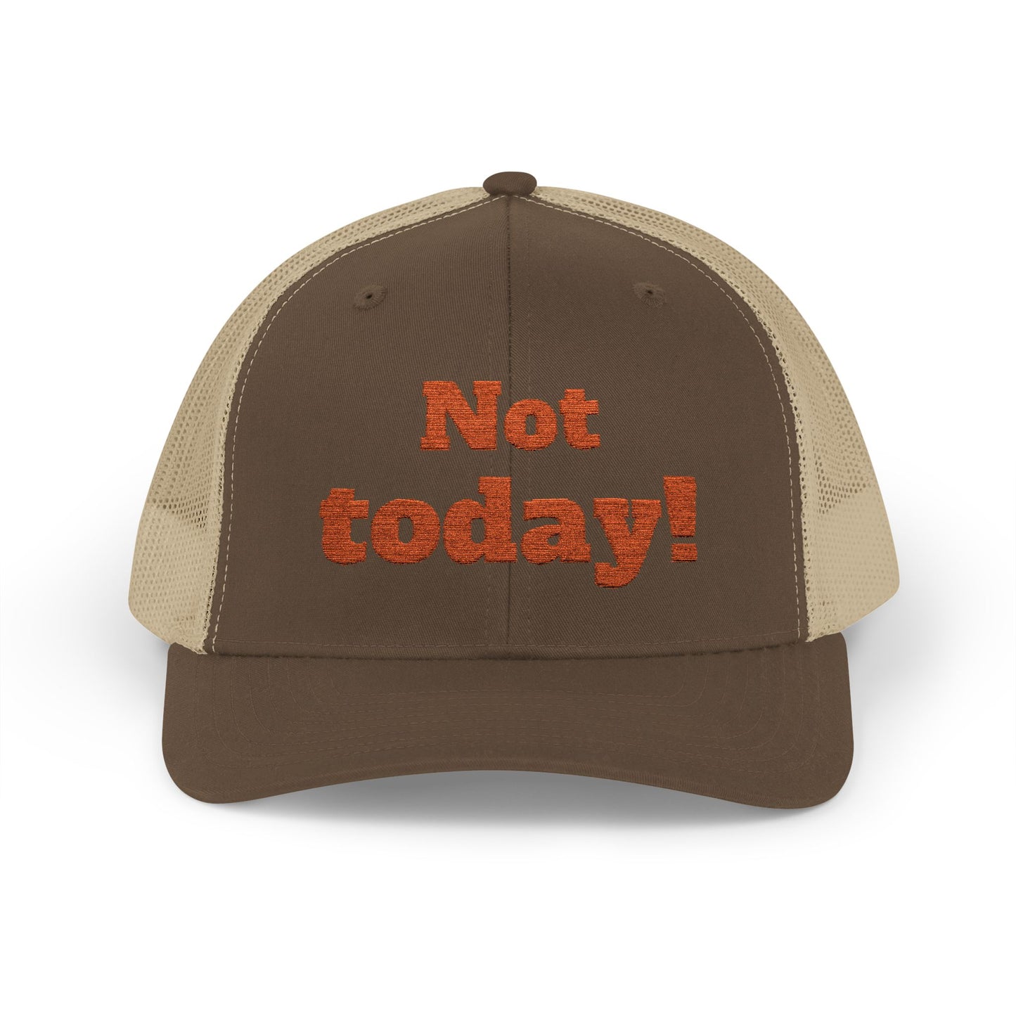 "Not Today!" Snapback Trucker Cap-Statement Hat