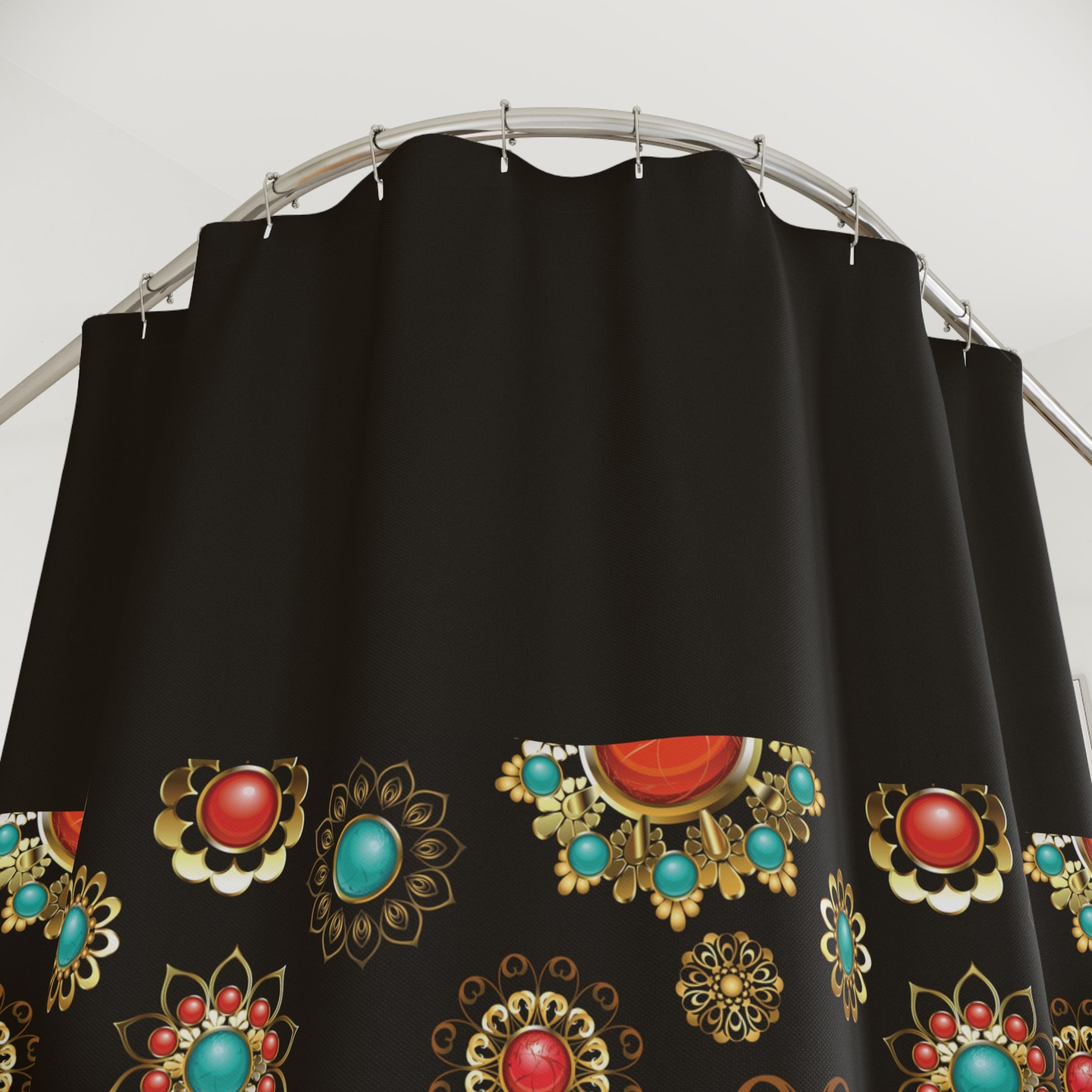 Shower Curtains - Southwestern Style Jewelry Print