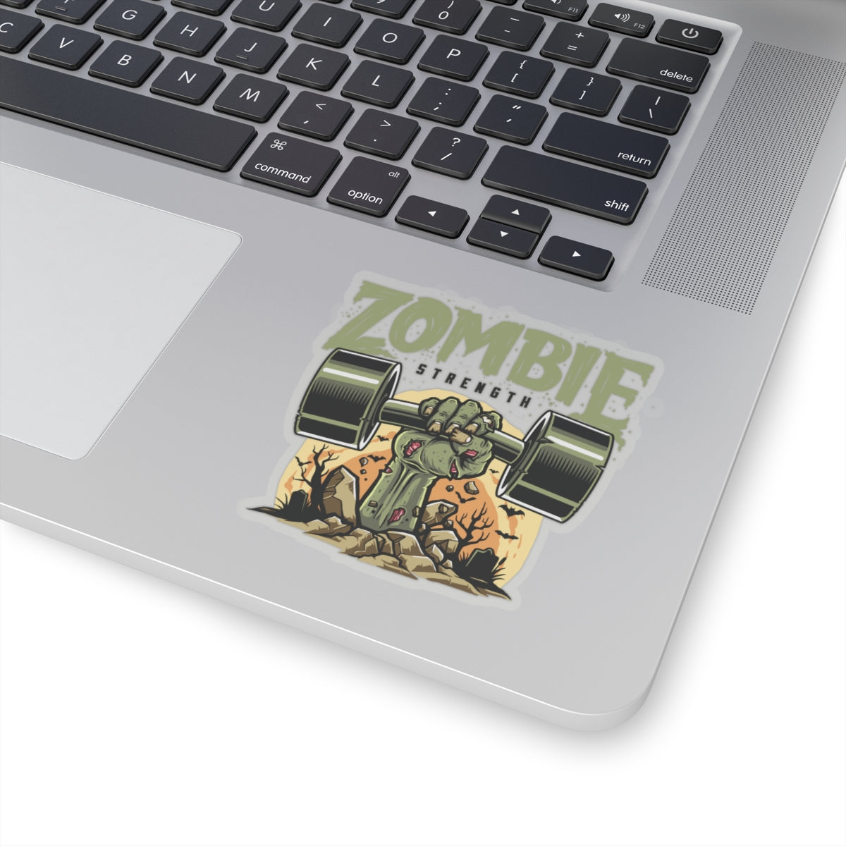 Zombie Strength Workout Kiss-Cut Stickers
