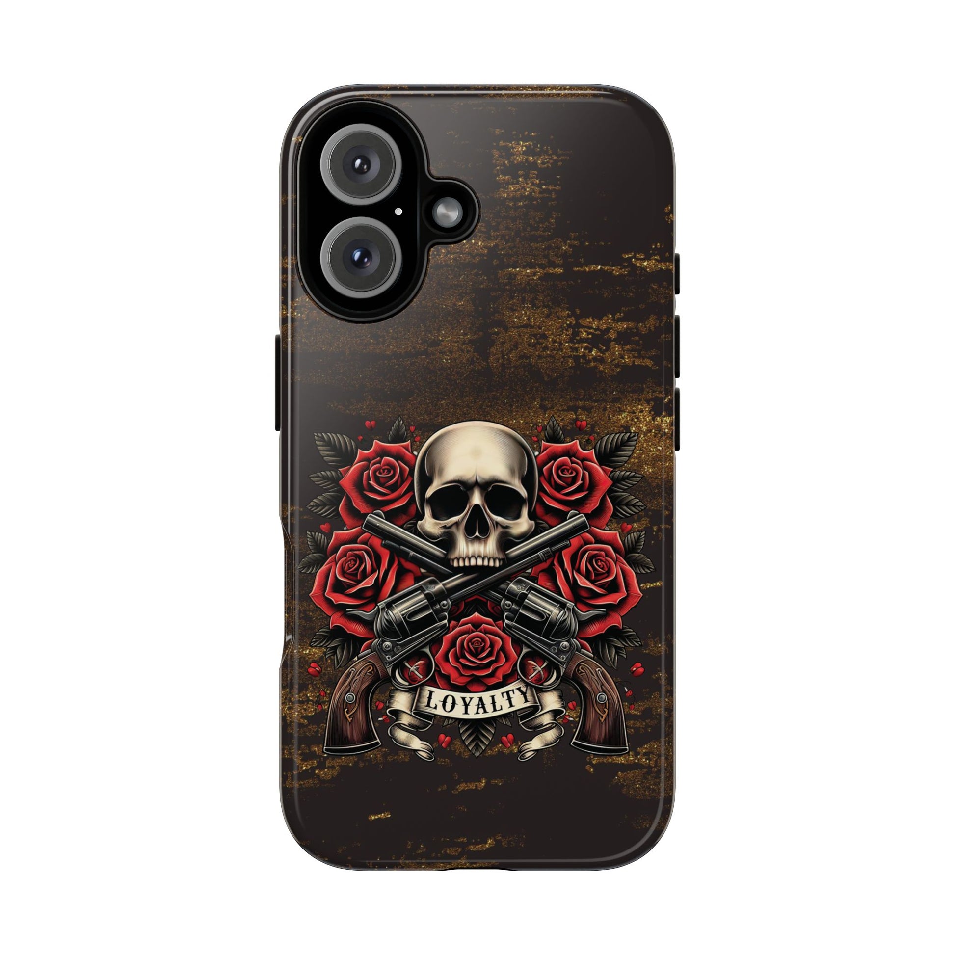 Tough Cases - Skull, Roses and Crossed Pistols