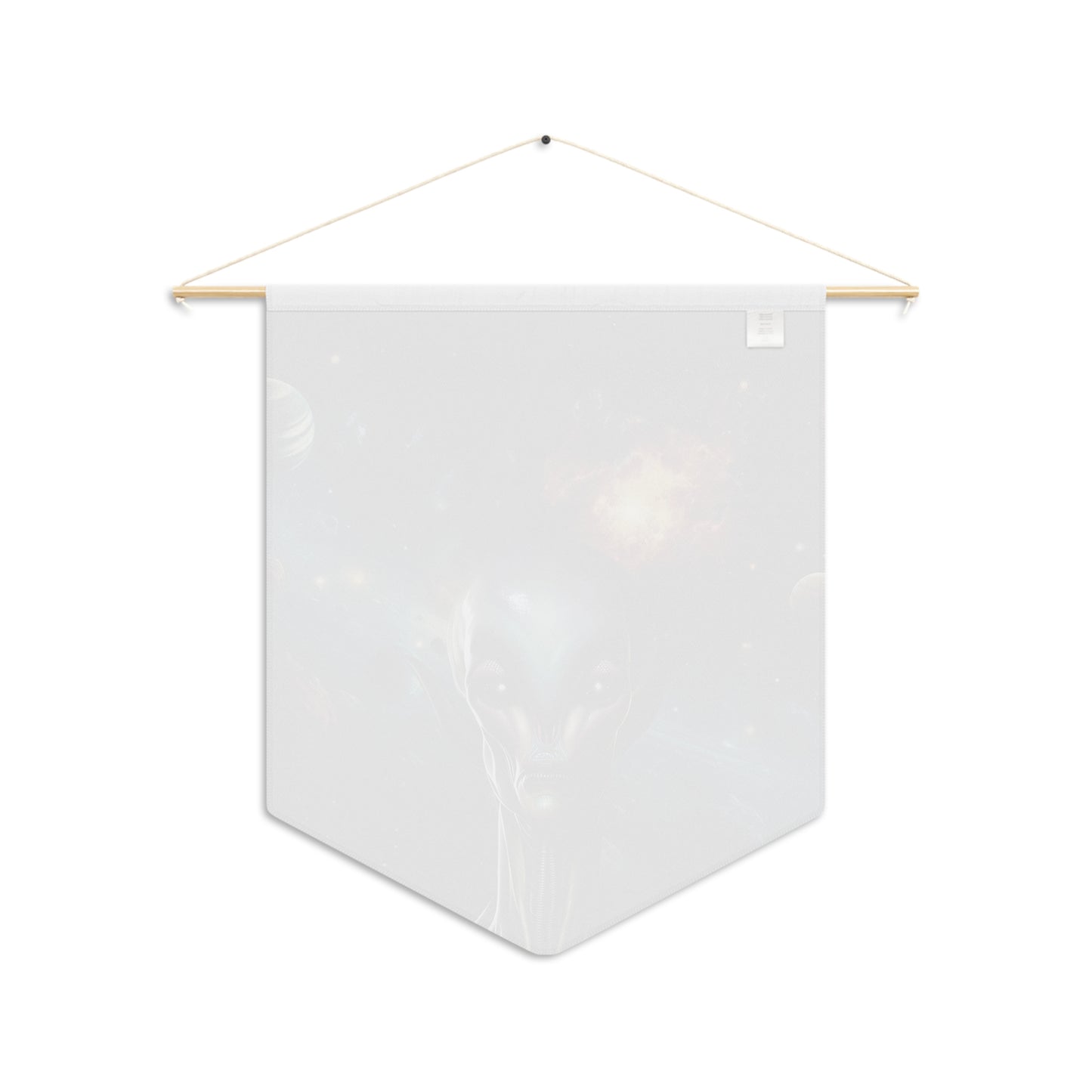Alien Space Pennant Banner — Cosmic Extraterrestrial Wall Decor