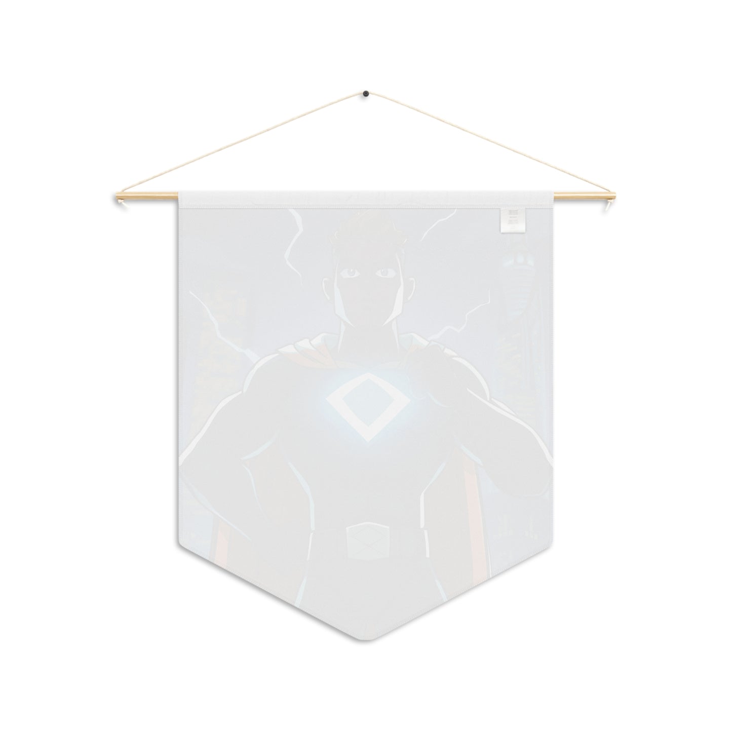 Superhero Wall Pennant – Lightning City Hero Banner