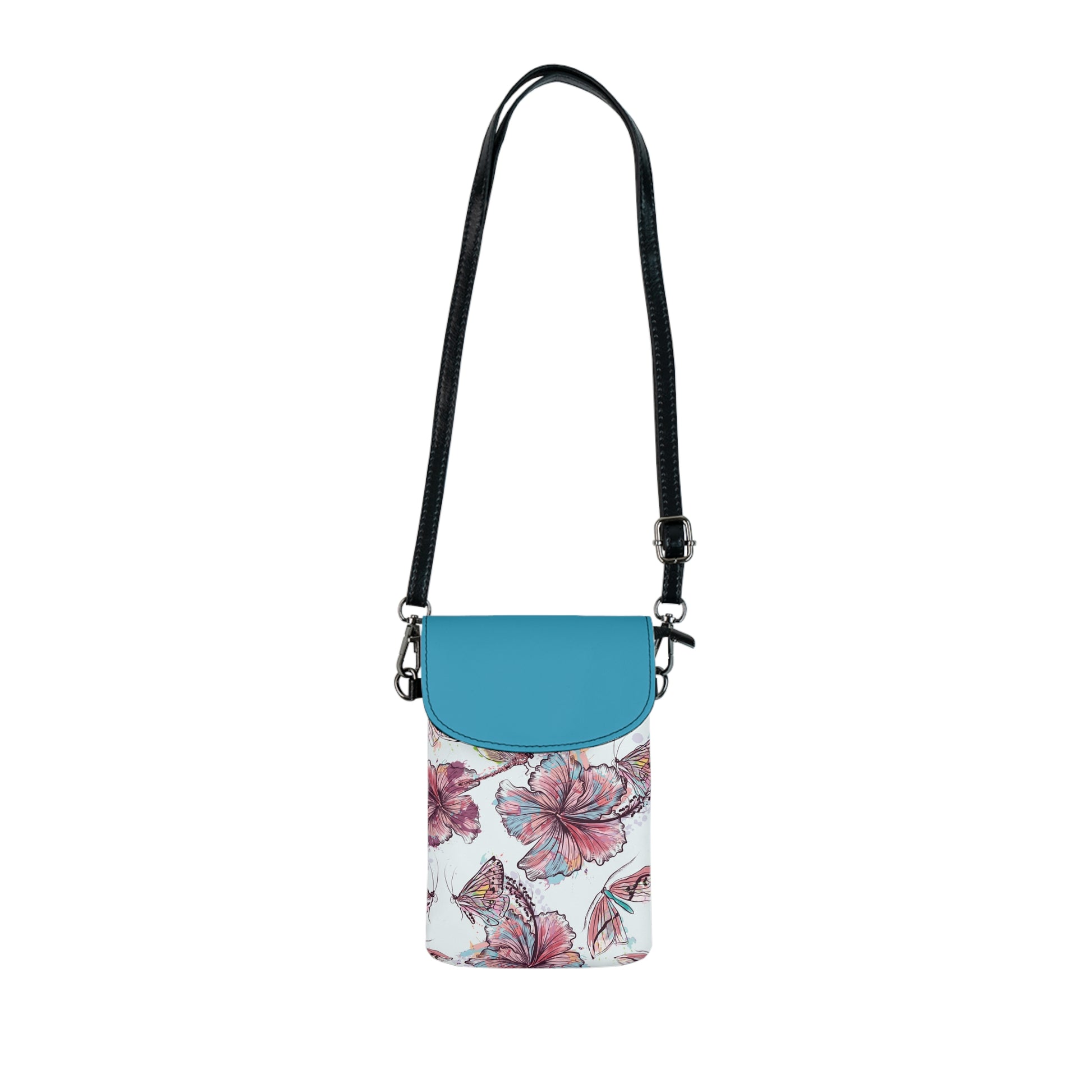 Floral Phone Wallet-Hibiscus