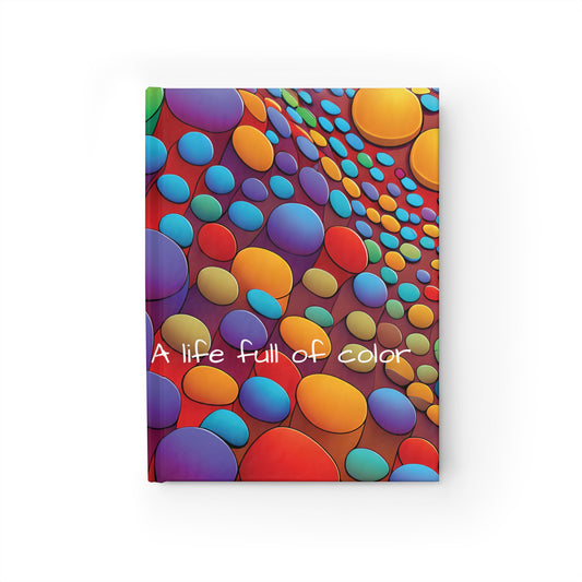 Colorful Abstract Print Hardcover Journal