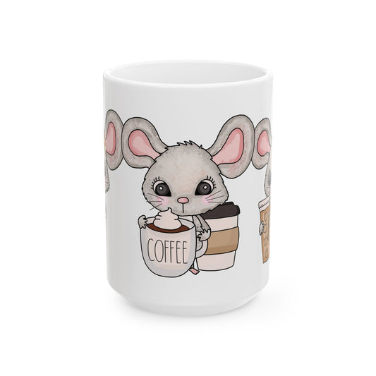 Cute Mouse Coffee Mug – 15oz