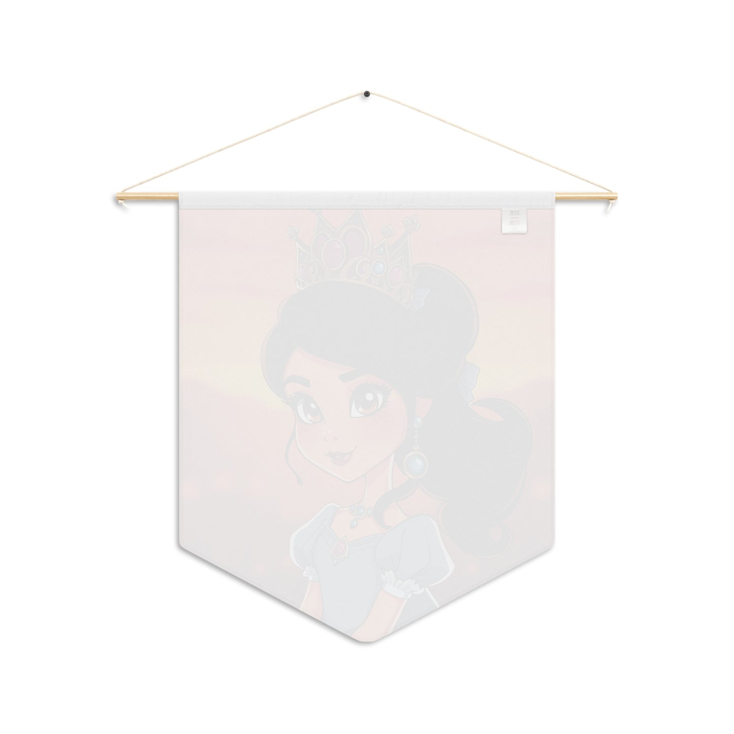 Princess Pennant Wall Banner — Cute Royal Girl Room Decor