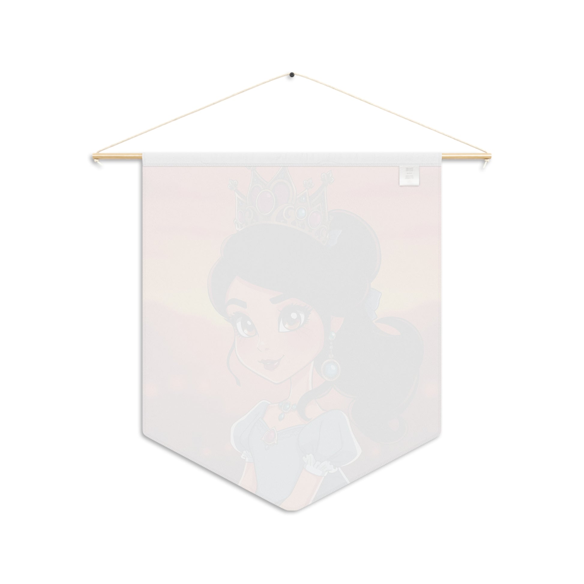 Princess Pennant Wall Banner — Cute Royal Girl Room Decor